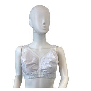 Playtex Women's White 18 Hour Full Coverage Wireless Bra Size 36DD NWOT